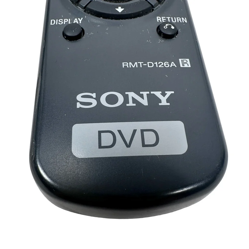 Sony RMT-D126A DVD Player Remote Control Black OEM Replacement‎ Controller